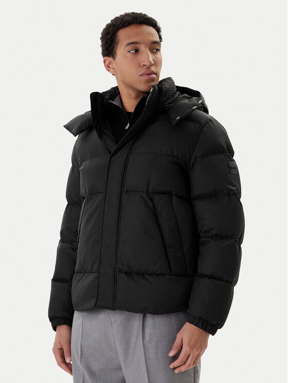 BOSS BOSS Télikabát H-Corbinian5 50548727 Fekete Regular Fit