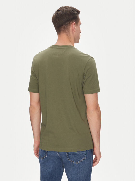 Tommy Hilfiger Tommy Hilfiger Футболка Brand Love MW0MW40324 Зелений Regular Fit