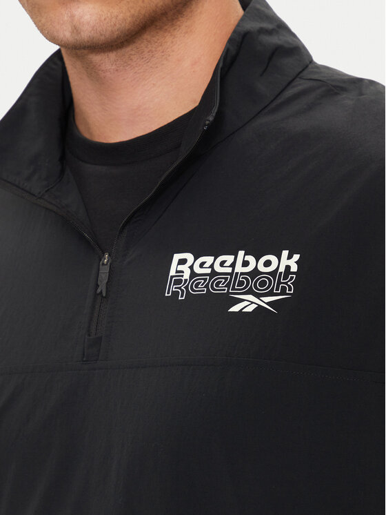 Reebok Reebok Anorak jakna Identity Brand Proud 100076463 Crna Regular Fit