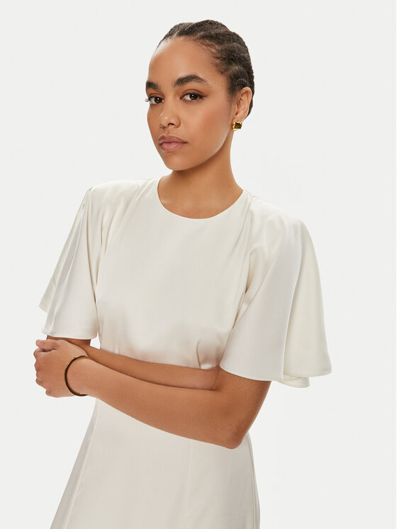 ROTATE ROTATE Coctailkleid 112167857 Écru Regular Fit