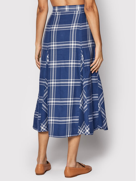 Polo Ralph Lauren Polo Ralph Lauren Спідниця трапеція 211857022001 Голубий Regular Fit