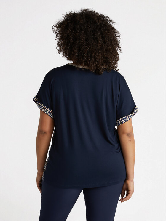 Fiorella Rubino Fiorella Rubino T-shirt G194L008499N0Z4 Blu Regular Fit