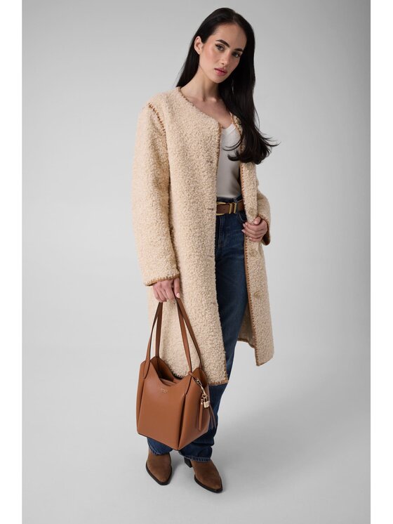 Guess Guess Płaszcz przejściowy 184816 Beżowy Classic Fit