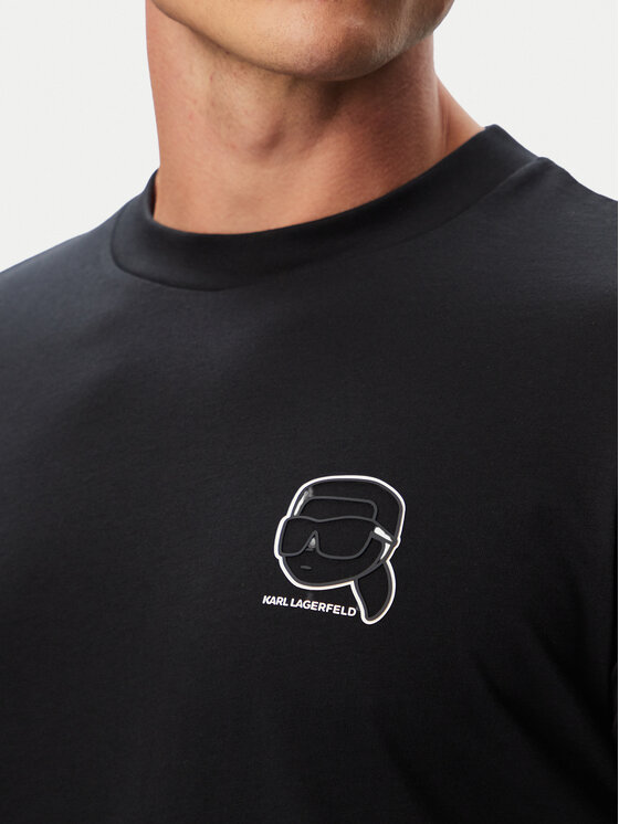 KARL LAGERFELD KARL LAGERFELD Tricou 755026 563224 Bleumarin Regular Fit