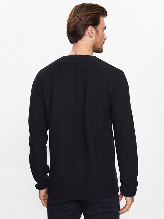 INDICODE INDICODE Mikina Kristian 35-128 Černá Regular Fit