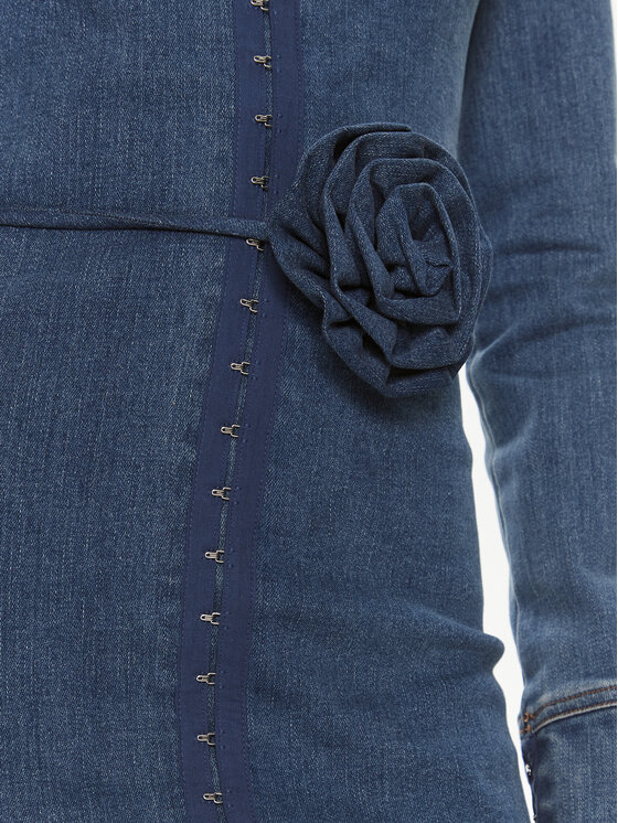 ROTATE ROTATE Jeans haljina 1119351826 Plava Slim Fit