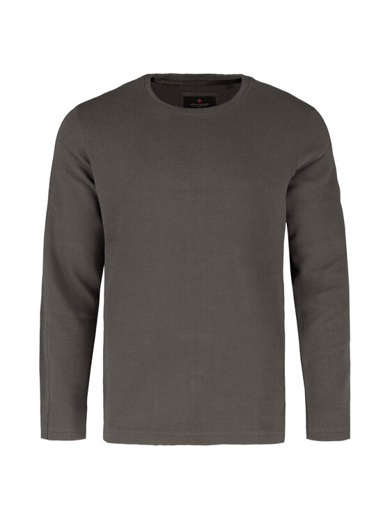 Volcano Volcano Longsleeve L-FAR Szary Regular Fit