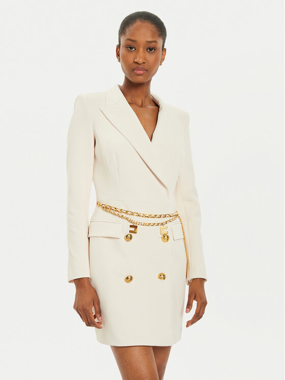 Elisabetta Franchi Elisabetta Franchi Kokteilikleit AB-657-46E2 Ekrüüvärv Regular Fit