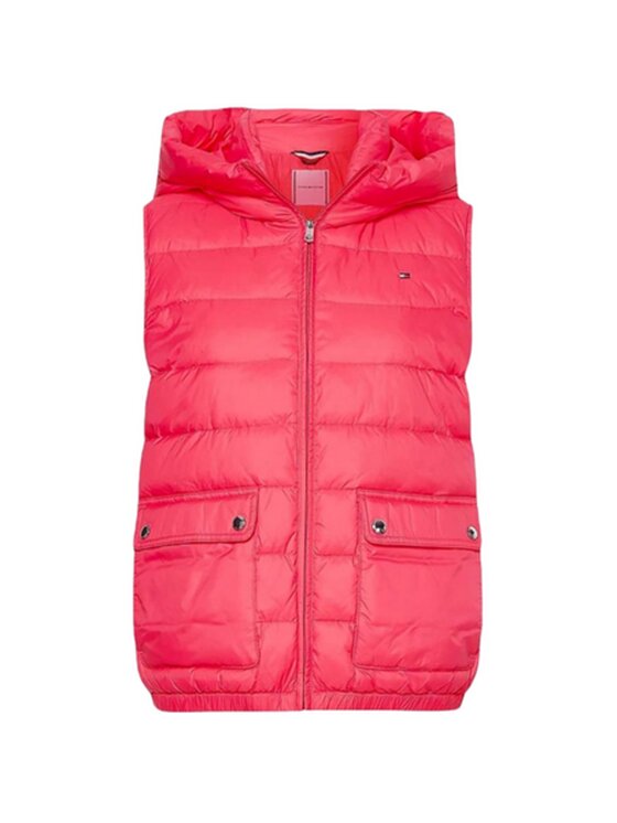 Tommy Hilfiger Tommy Hilfiger Bezrękawnik LW PADDED Różowy Regular Fit