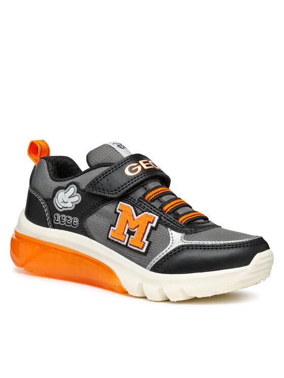Geox Geox Сникърси J Ciberdron Boy J46LBH 054FU C0039 S Черен