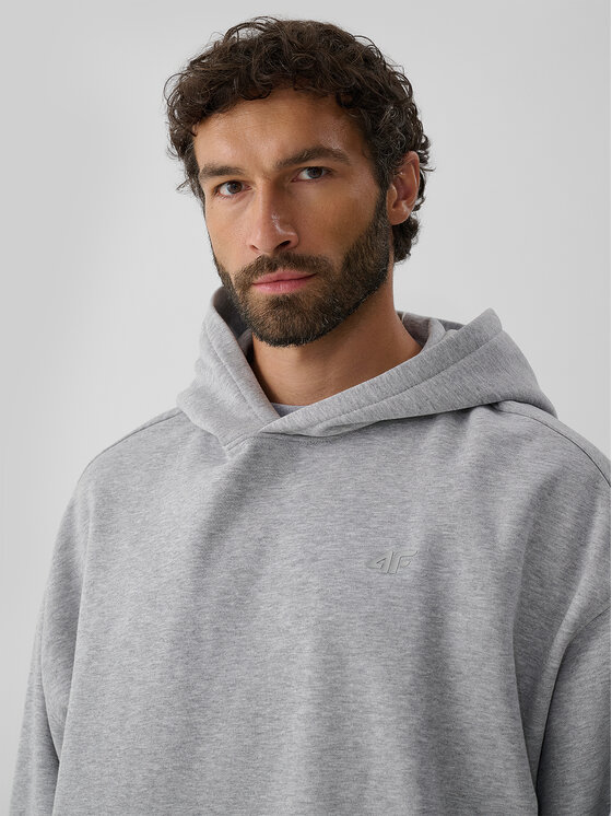 4F 4F Bluza casual Szary jasny Oversize
