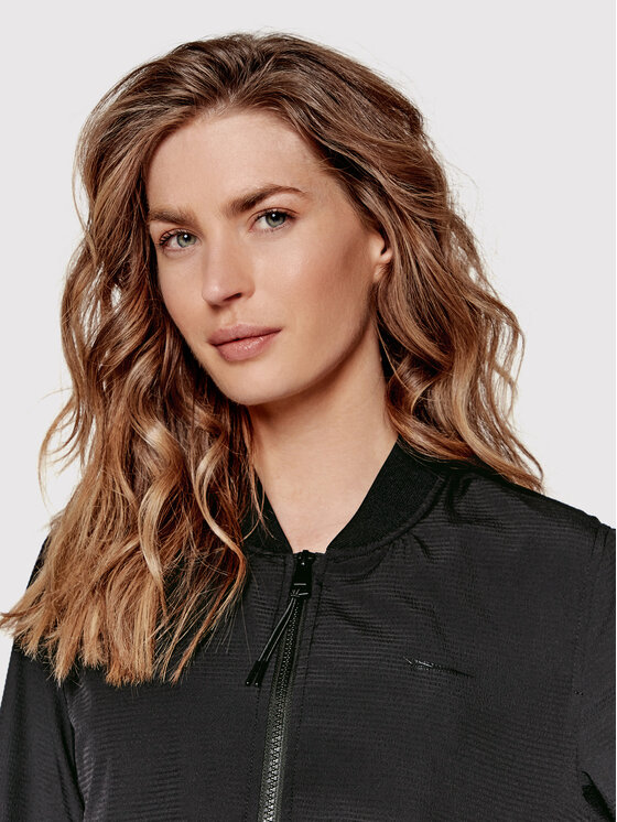 Sprandi Sprandi Bomberjacke SP22-KUD110 Schwarz Regular Fit