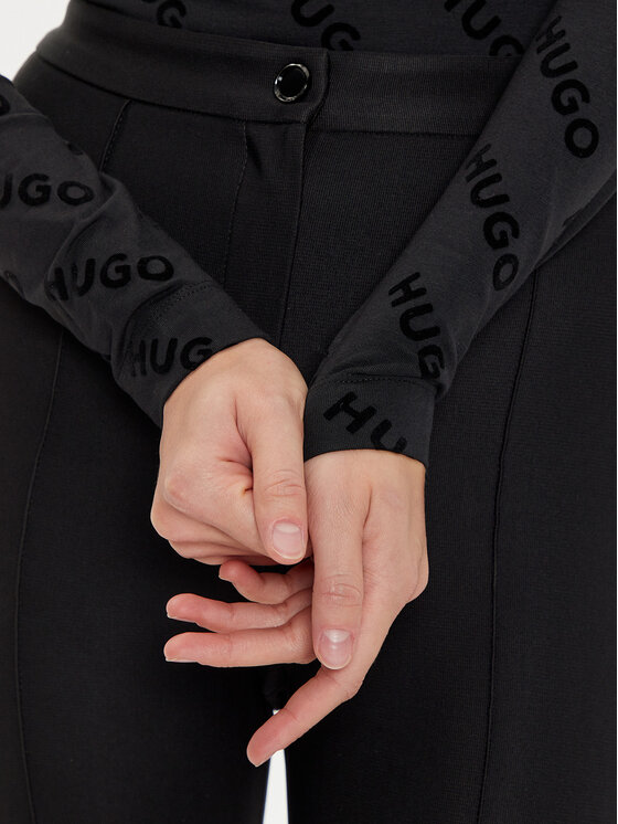 HUGO Hugo Glaustinukė 50523412 Juoda Slim Fit