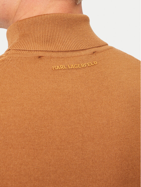 KARL LAGERFELD KARL LAGERFELD Dolčevita 655058 544399 Smeđa Regular Fit