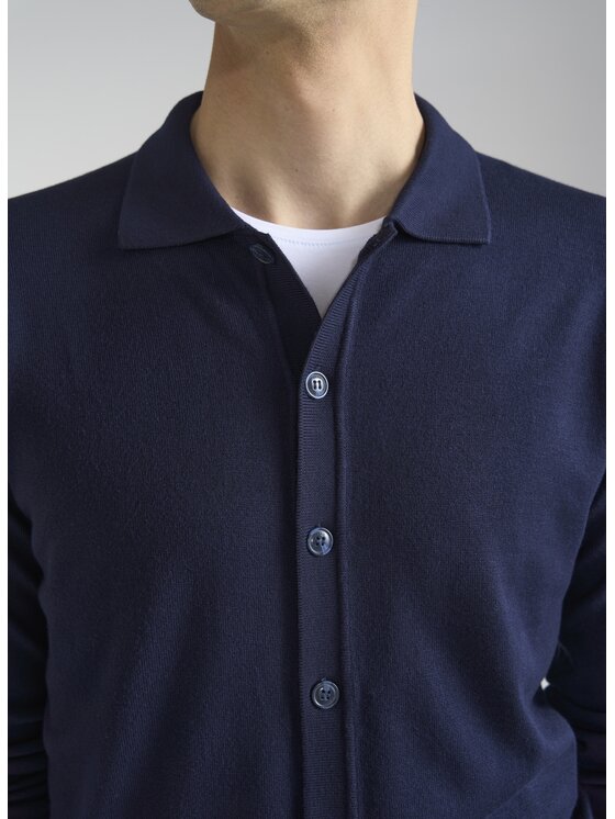 Pako Lorente Pako Lorente Kardigan P24SF-2X-001 Granatowy Classic Fit