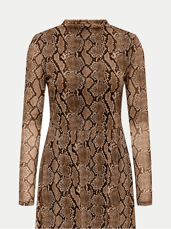 JDY JDY Igapäevane kleit Anima 15351731 Pruun Regular Fit