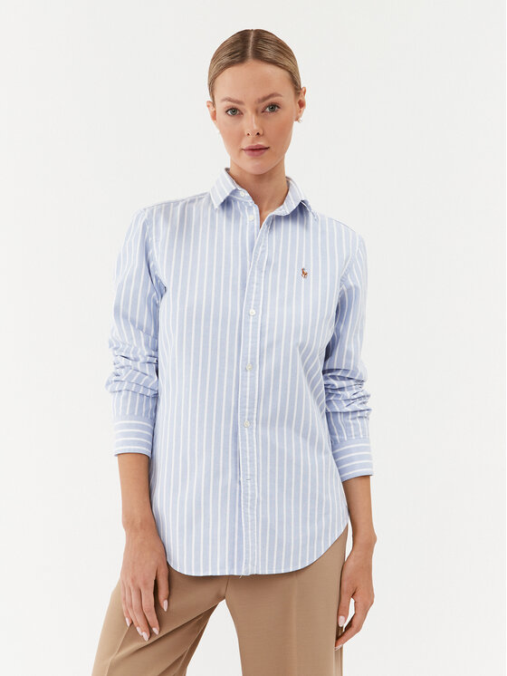 Polo Ralph Lauren Košulja 211891377004 Plava Regular Fit