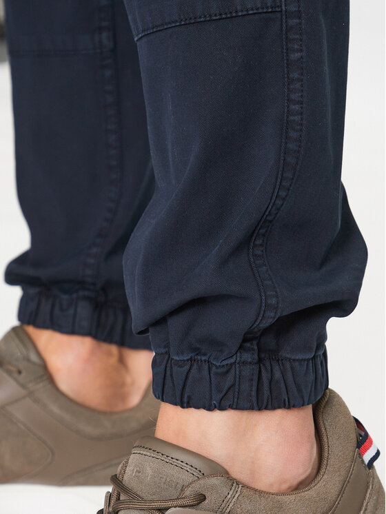 Tommy Hilfiger Tommy Hilfiger Joggers kalhoty Chelsea MW0MW31149 Tmavomodrá Relaxed Fit