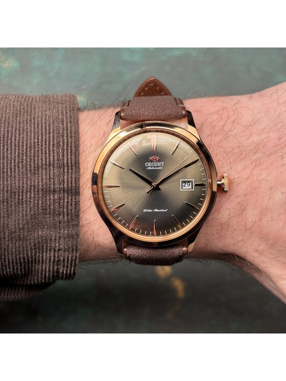 Orient Orient Zegarek RA-AC0P04Y30B Brązowy
