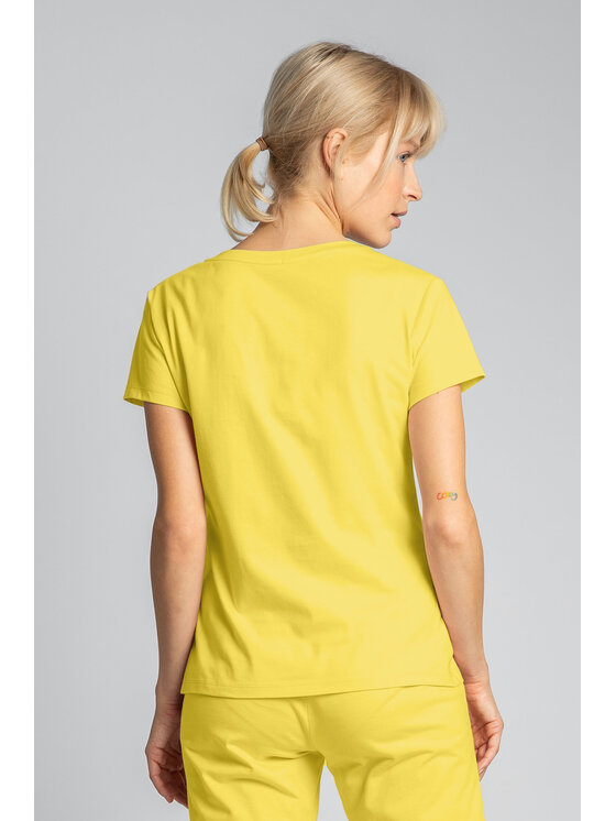 LaLupa LaLupa Piżama LA141 Żółty Comfort Fit