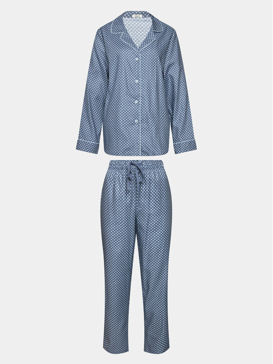 Selmark Selmark Pigiama Corbatera P7376 Blu Regular Fit