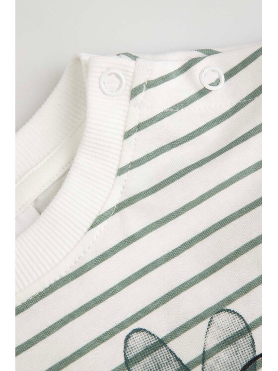 Coccodrillo Coccodrillo T-Shirt WC6143203IBN-003 Kremowy Regular Fit
