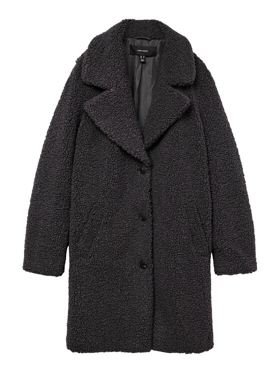 Vero Moda Vero Moda Дублянка Kylie Teddy 10289938 Сірий Loose Fit