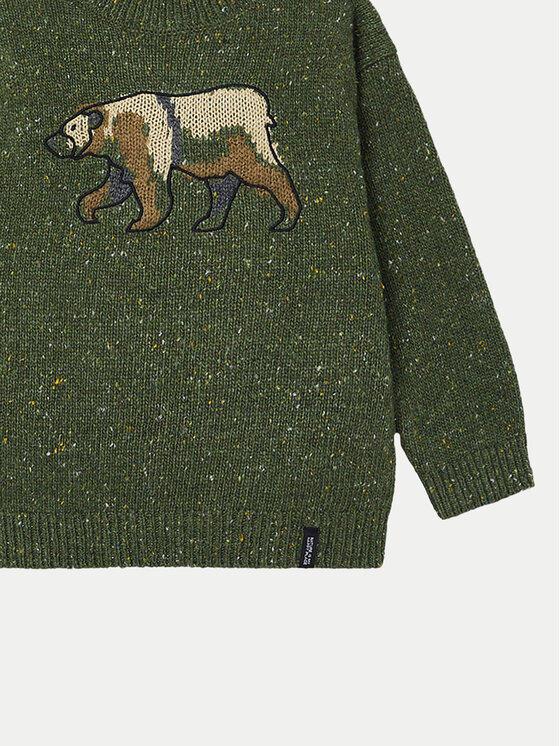 Mayoral Mayoral Pulover 4343 Verde Regular Fit