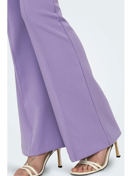 ONLY ONLY Pantaloni da donna ONLASTRID LIFE HW FLARE PIN CC TLR Viola Flare Fit