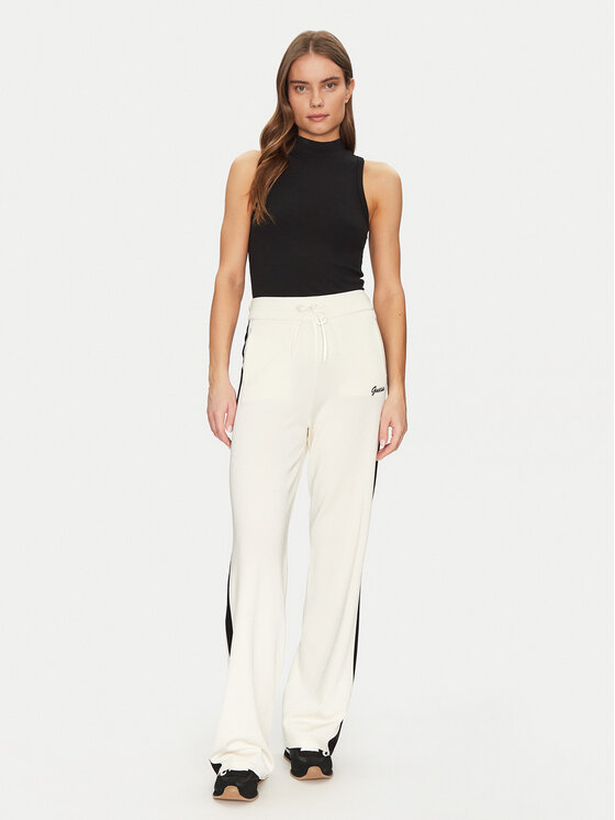 Guess Guess Pantaloni da tuta V5GB00 Z3D60 Écru Regular Fit