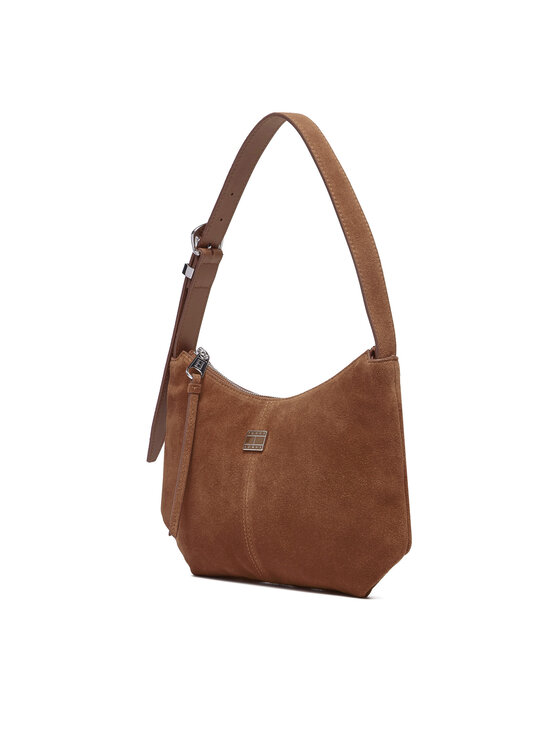 Tommy Jeans Tommy Jeans Rankinė Tjw Slouchy Suede Shoulder Bag AW0AW18859 Ruda
