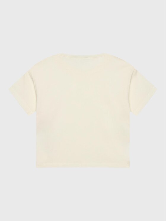 United Colors Of Benetton United Colors Of Benetton Tricou 3096C10AO Bej Cropped Fit