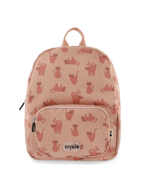 Trixie Baby Trixie Baby Plecak Szkolny Plecak print Kot Różowy