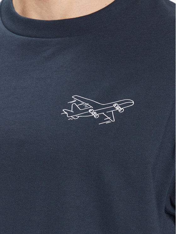 DC DC T-krekls ADYZT05259 Tumši zils Regular Fit
