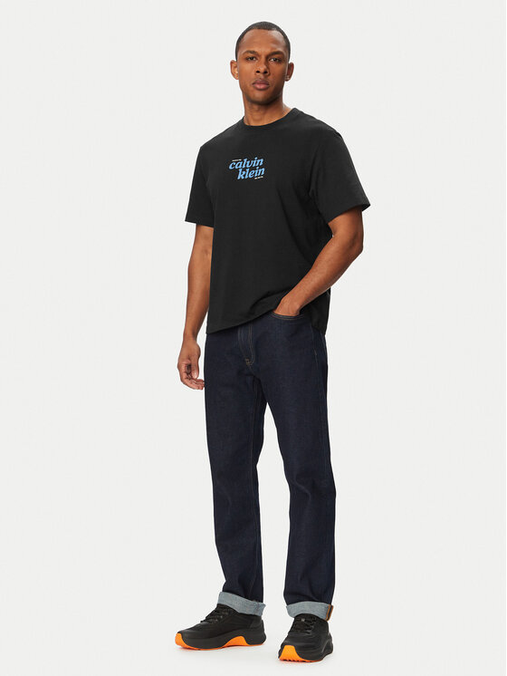 Calvin Klein Jeans Calvin Klein Jeans Tričko SS 20S  LV04RG815G Čierna Regular Fit