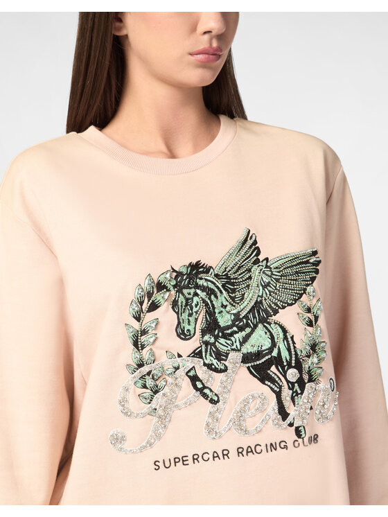 PHILIPP PLEIN PHILIPP PLEIN Bluza 23427 Różowy Regular Fit