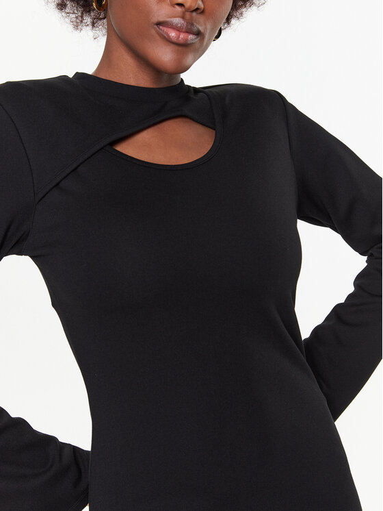 Gestuz Gestuz Ежедневна рокля Anka 10906826 Черен Slim Fit