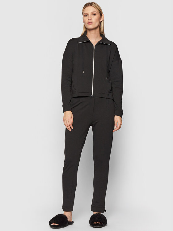 Triumph Sweatshirt Thermal 10209582 Schwarz Relaxed Fit | Modivo.de