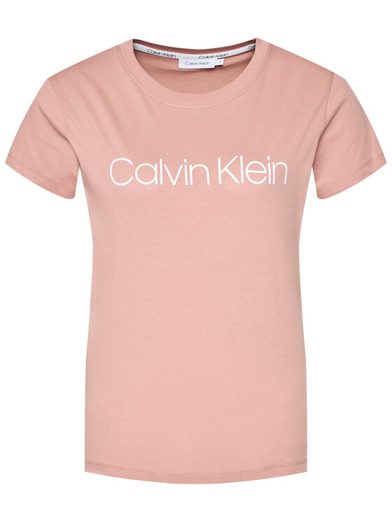 Calvin Klein Calvin Klein T-Shirt Core Logo K20K202142 Różowy Regular Fit