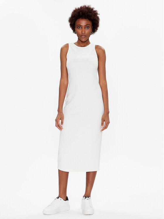 Max Mara Leisure Max Mara Leisure Igapäevane kleit Mammola 2336211236 Valge Regular Fit