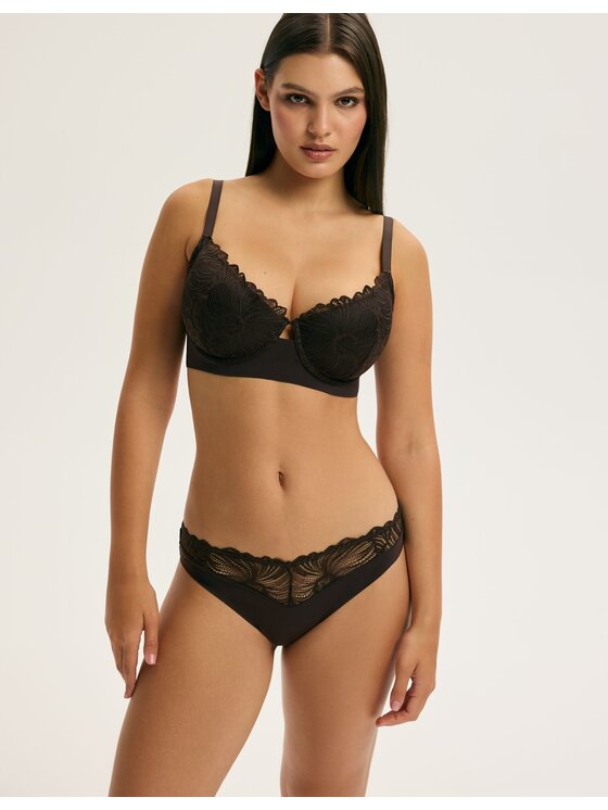 Esotiq Esotiq Biustonosz push-up 43667 Brązowy