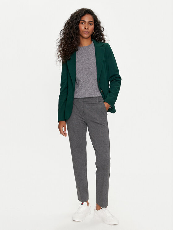 Marella Marella Spodnie materiałowe Gemma 2423786054 Szary Slim Fit