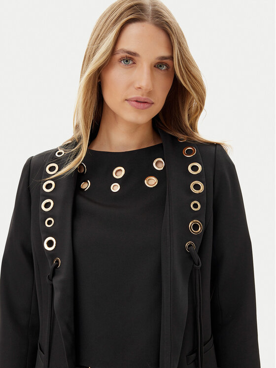 ARTIGLI ARTIGLI Marynarka ACGI000745 Czarny Regular Fit