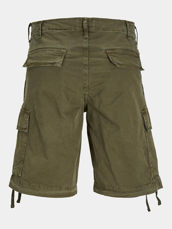 Jack & Jones Jack & Jones Szorty materiałowe Cole 12253122 Zielony Loose Fit