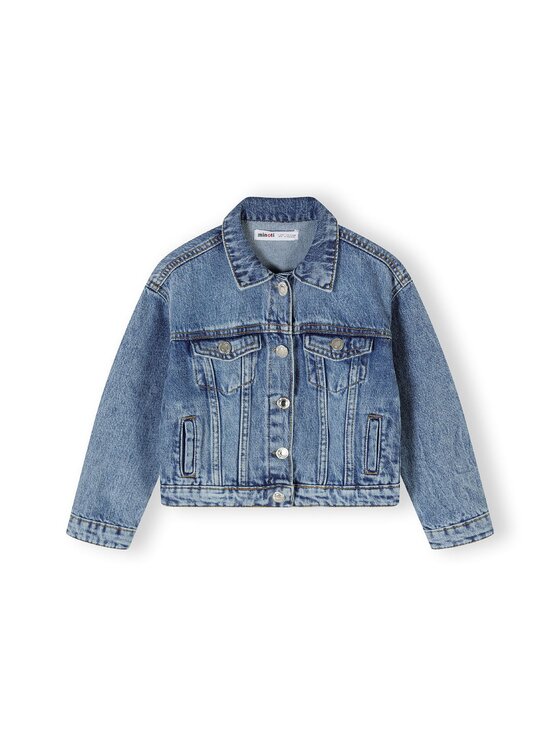 minoti minoti Kurtka jeansowa 22jacket40 Niebieski Oversize