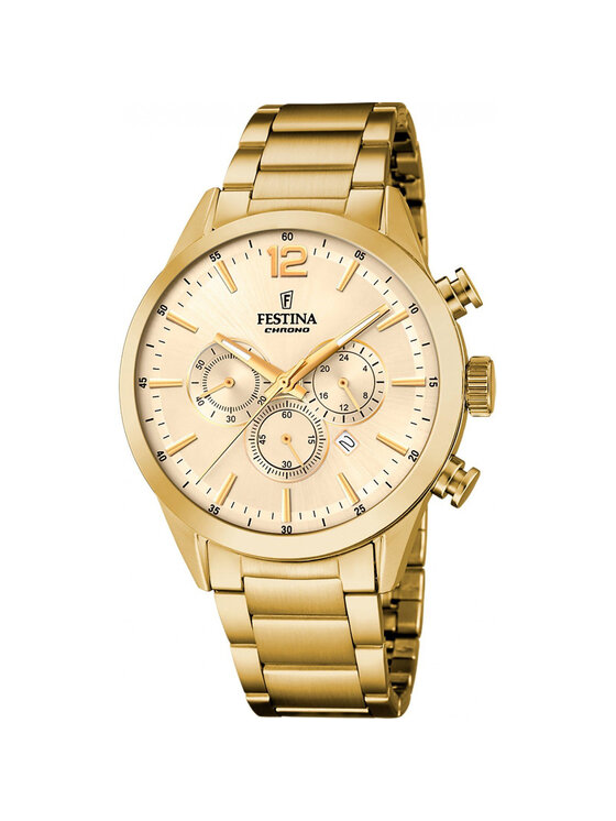 Festina Festina Zegarek F20633-4 Złoty