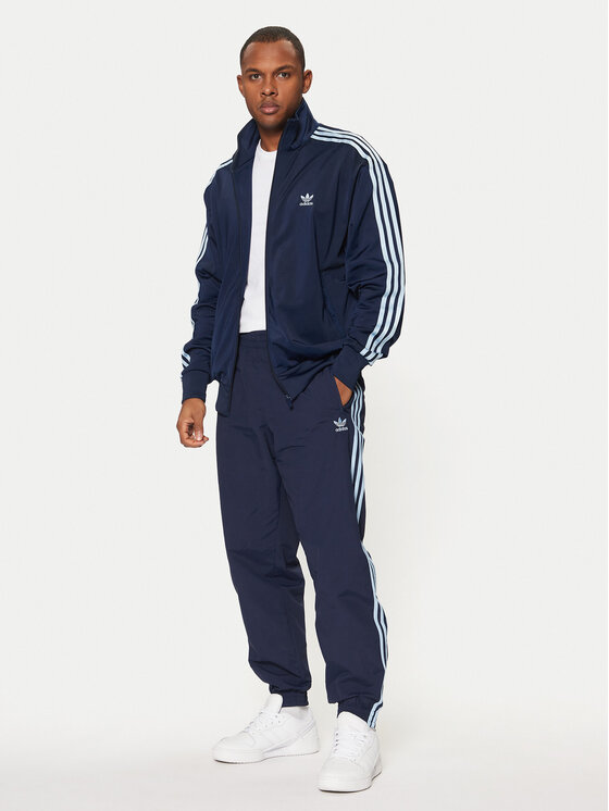 adidas adidas Majica dugih rukava adicolor Classics Firebird JP2544 Tamnoplava Loose Fit