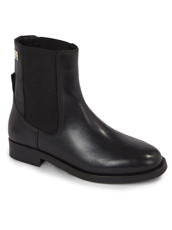 Tommy Hilfiger Tommy Hilfiger Μποτάκια Elevated Essential Bootie FW0FW07483 Μαύρο