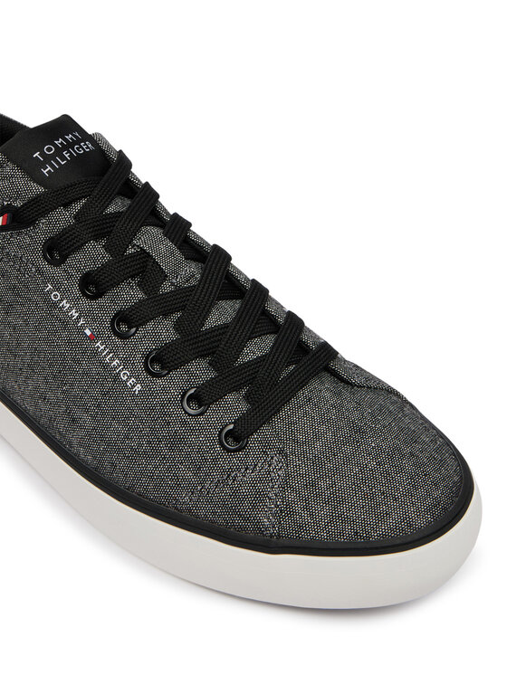 Tommy Hilfiger Tommy Hilfiger Tenisówki Th Hi Vulc Core Low Chambray FM0FM05818 Szary