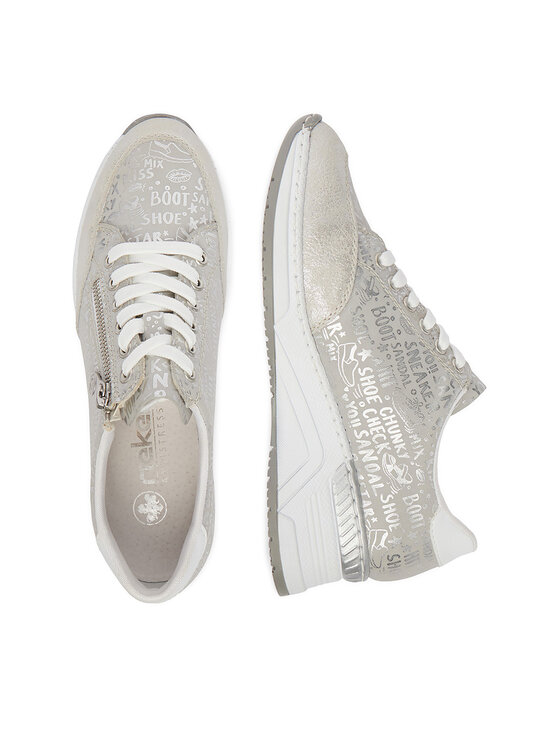 Rieker Rieker Sneakers N4316-90 Silberfarben